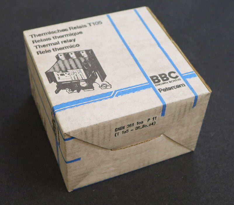 BBC PETERCEM Thermisch verz. Relais T 105 DU 115 A GJZ 442 1001 R 0064 - 80-115A