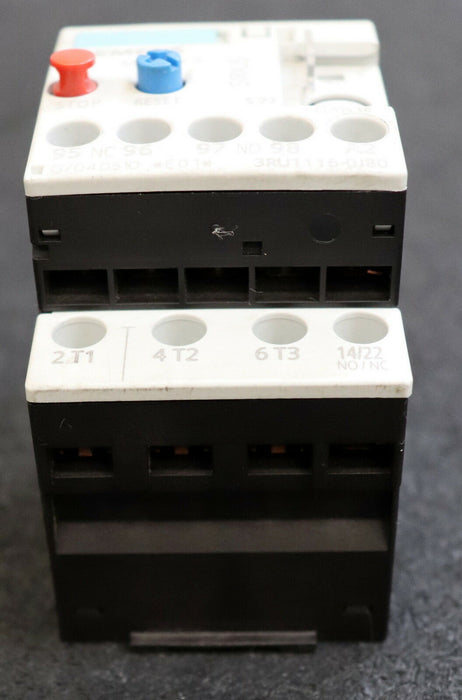 SIEMENS SIRIUS Thermisches Überlastrelais 3RU1116-0JB0 0,2-1A Ui=690VAC