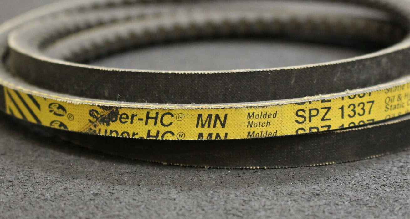 GATES 2 Stück Schmal-Keilriemen gezahnt Super-HC Profil SPZ1337 - unbenutzt