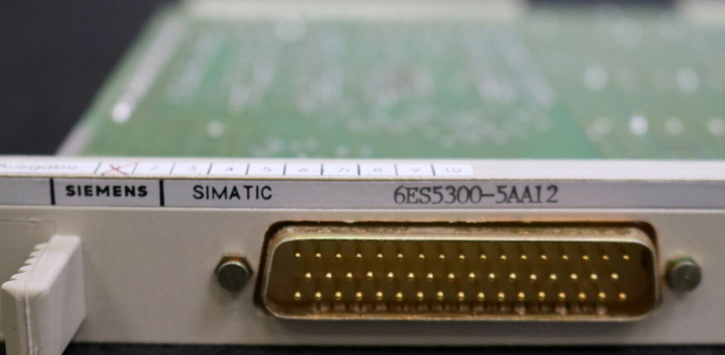 SIEMENS SINUMERIK SS-Anschaltung 6ES5300-5AA12 vom Hersteller generalüberholt