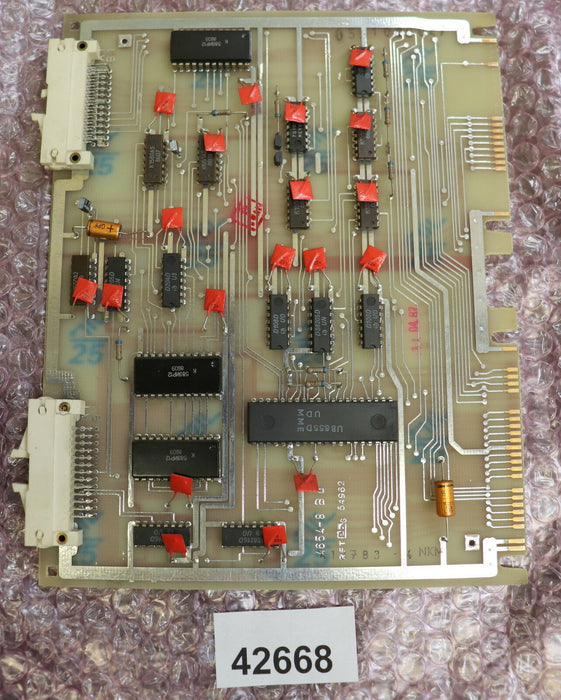 VEB NUMERIK Board 413783-4 NKM 4654-8 B a Platine 54962 Bestückung gemäß Bild