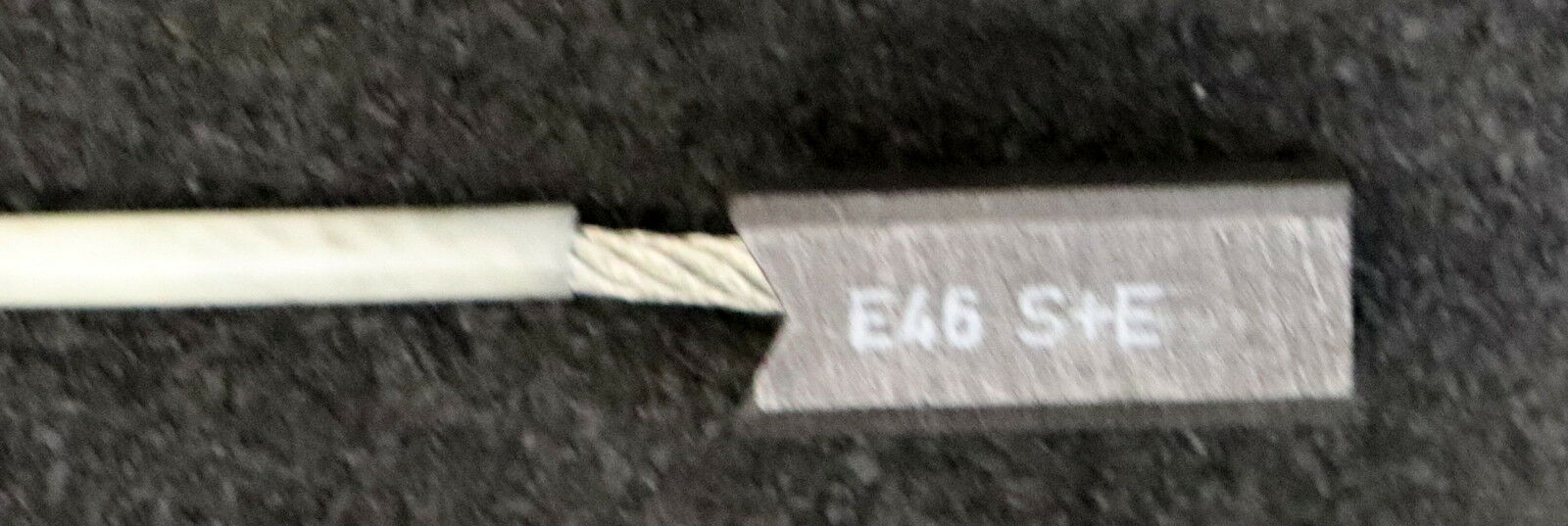 Kohlebürste E46 S+E Abmessungen 32x20x12,4mm mit Anschlussklemme 7334 1965614.0