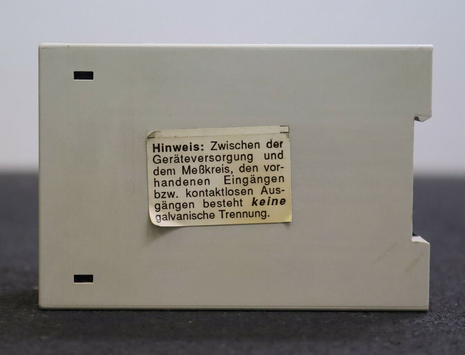 KLASCHKA Drehzahl-Messrelais ISN 1/410ch-1.60 SNr. 17.11-01 Spannung U = 24VDC