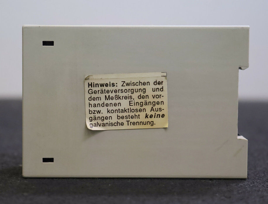 KLASCHKA Drehzahl-Messrelais ISN 1/410ch-1.60 SNr. 17.11-01 Spannung U = 24VDC