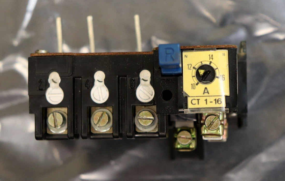 SPRECHER & SCHUH Überlast-Relais CT 1-16 Einstellbereich10-16A gebraucht