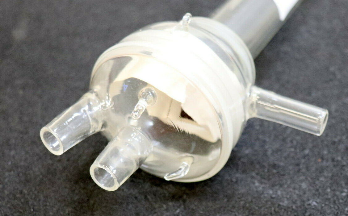 SOVIREL Glas-Reaktionsgefäß mit Deckel Deckel mit 2 Hälsen Seitlicher Einlauf