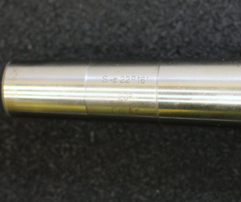 KÖPFER Schneckenrad-Tangential-Schaftwälzfräser m=1,75 für SchneckenØ 31,8mm 20°