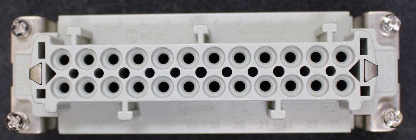 HARTING 6 Stück Buchseneinsatz HAN 24E-BU-C 09330242702 01 Kontakteinsatz