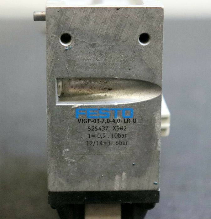 FESTO Adapterplatte VIGP-03-7,0-4,0-LR Nr. 525437 X502 I: 5-10bar / 70-145psi