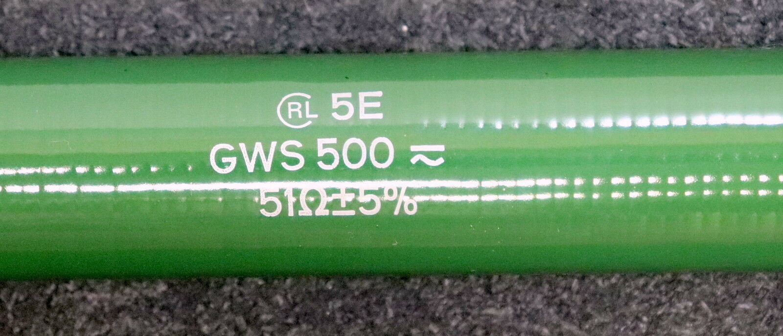 CRL RIG-Widerstand glasierter Drahtwiderstand 5E 51 Ohm GWS 500 Länge 330mm