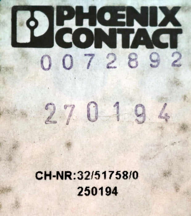 PHOENIX CONTACT 50 Stück Reihenklemmen SSK 0525 KER-EX-1E Art.Nr 0570019