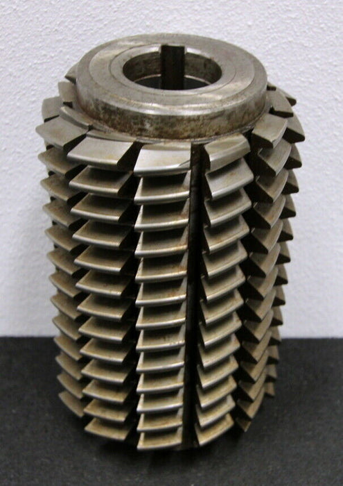 ESKA Stollenwälzfräser involute spline hob m=3,175mm 20° Ø90x150xØ32mm 2gg.Re.