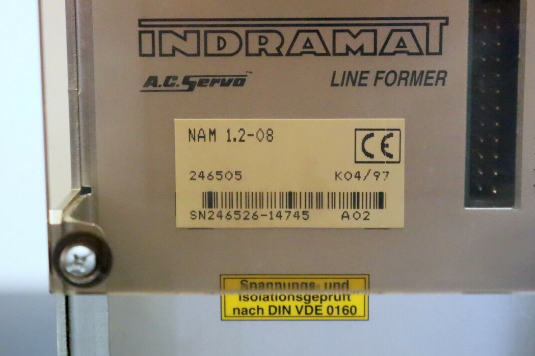 INDRAMAT AC-Servo Line Former NAM 1.2-08 SN. 246505 aus einer PFAUTER PE150CNC