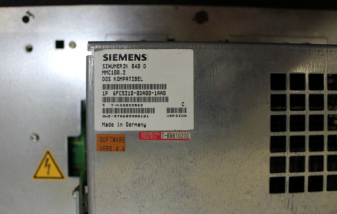 SIEMENS Sinumerik 6FC5210-0DA00-1AA0 + 6FC5203-0AB10-0AA1