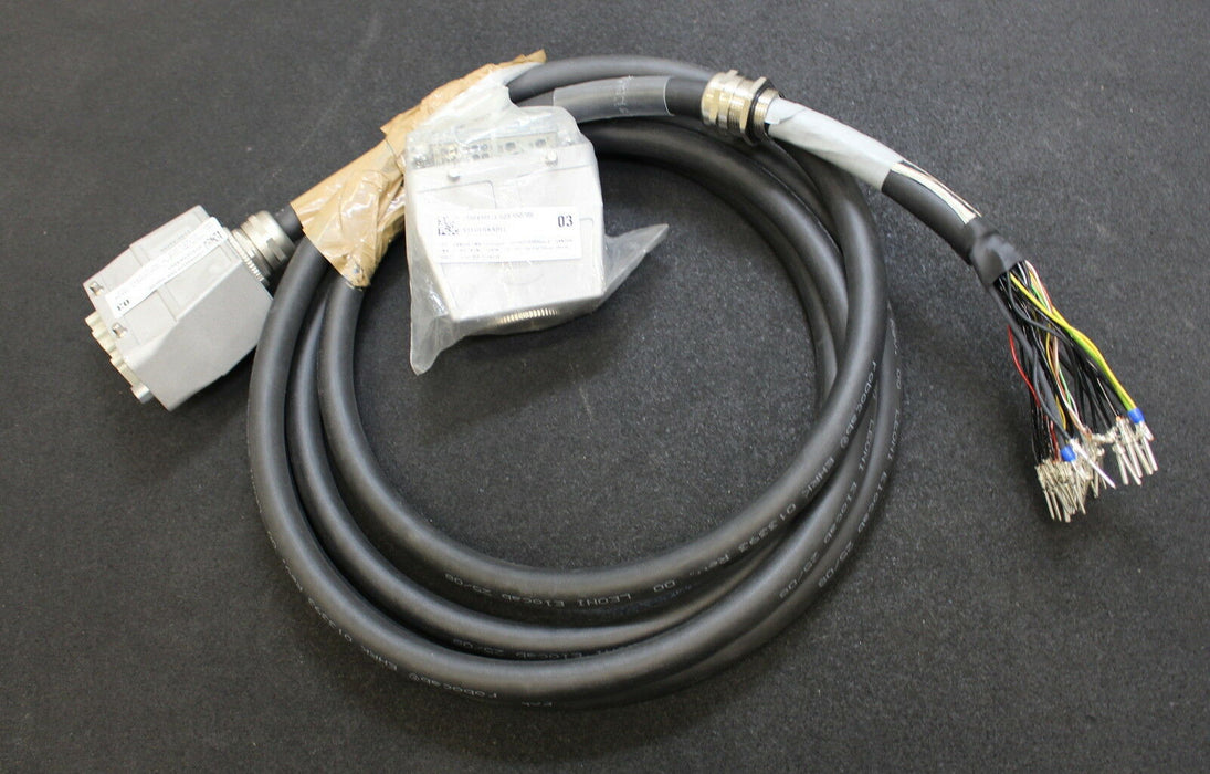 LEONI 4m Steuerkabel kofektioniert mit HAN16B EMV Tüllengehäuse Art.Nr. T0484