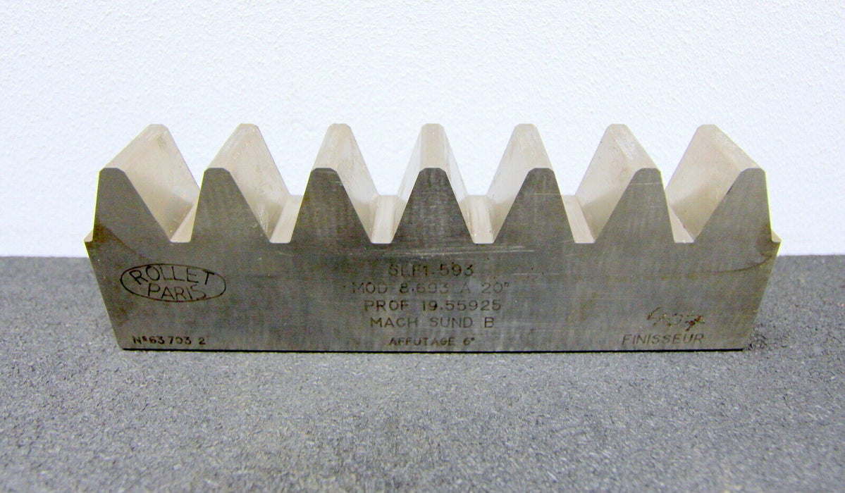 ROLLET PARIS Hobelkamm rack cutter m= 8,693 Angle 20°