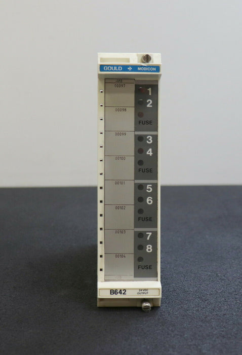 GOULD MODICON Output module B642 24VDC PCB H603-000 REV A