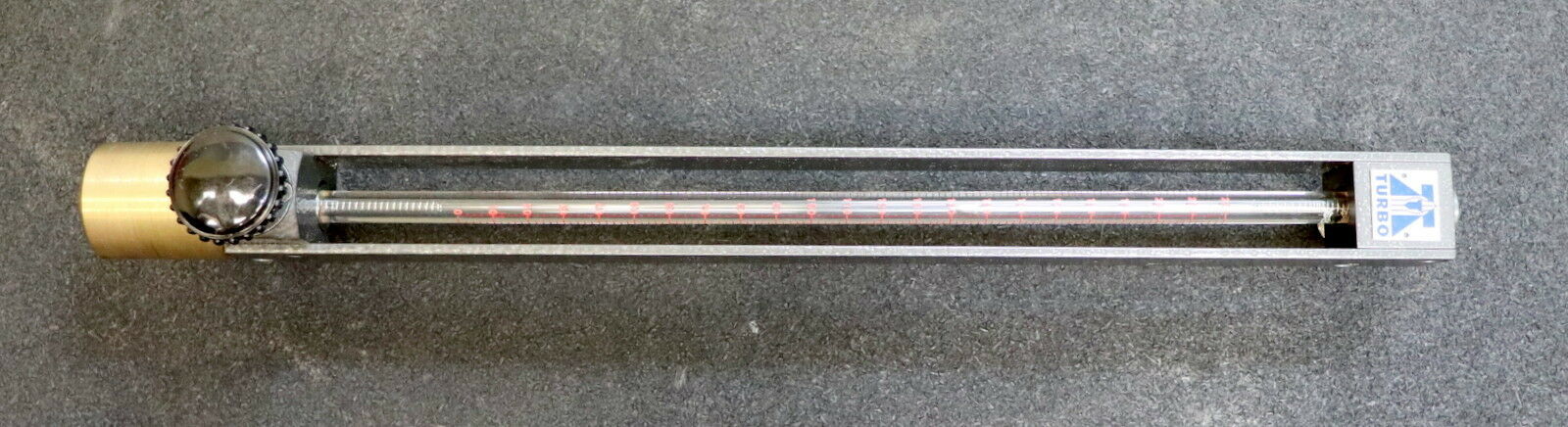 TURBO Labor-Durchflussmesser im Messkoffer mit Messzylindern + Schwebekörper