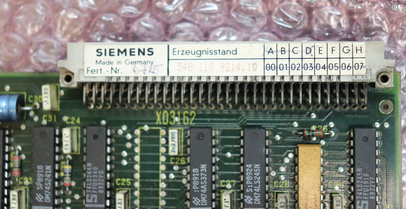 SIEMENS Koppelbaugruppe 6FX1111-0AP02 Version D Erzeugnisstand 548 110 9214.10