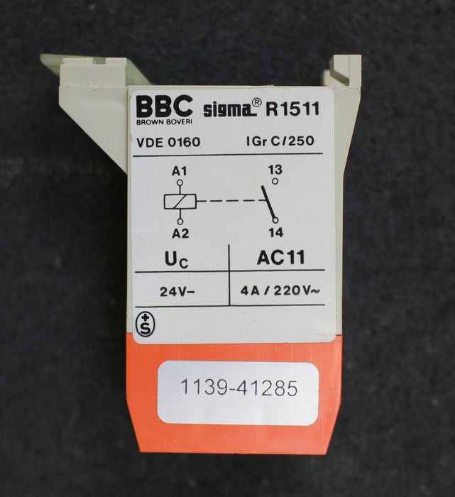 ABB Klemmenbaustein sigma R1511 Uc=24VDC AC11 = 4A / 220VDC - neuwertig -