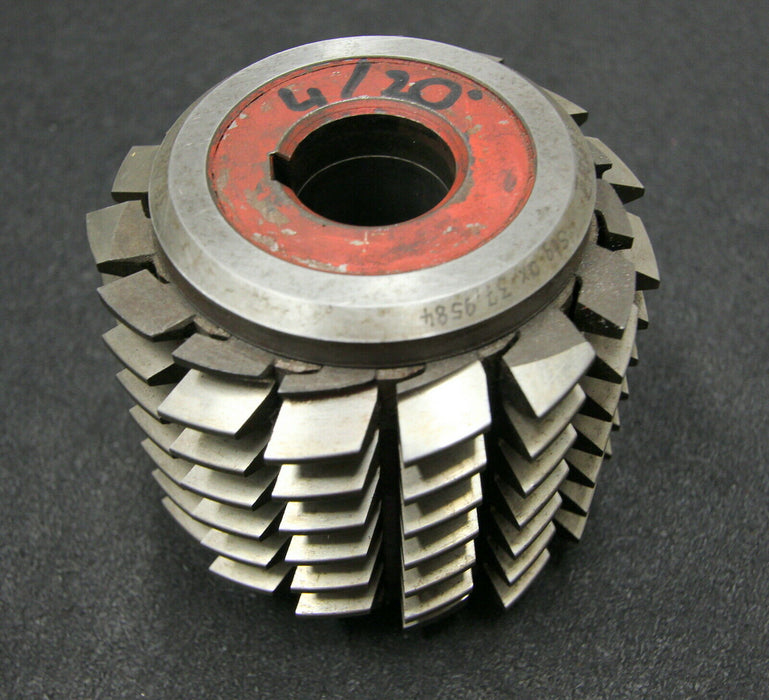 SAAZOR Stollenwälzfräser involute spline hob m= 4mm 20° Ø110x110xØ32mm