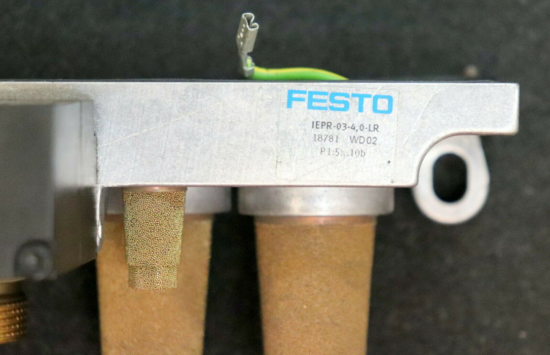 FESTO Endplatte Ventilinsel + Filtern IEPR-03-4,0-LR Nr. 18781 WD02 I: 1,5-10bar