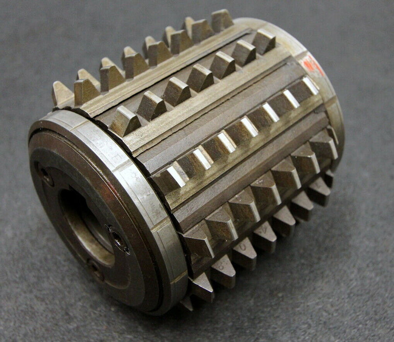 KLINGELNBERG Stollenwälzfräser involute spline hob m=3,6mm 19°55´ EGW 1gg.Links