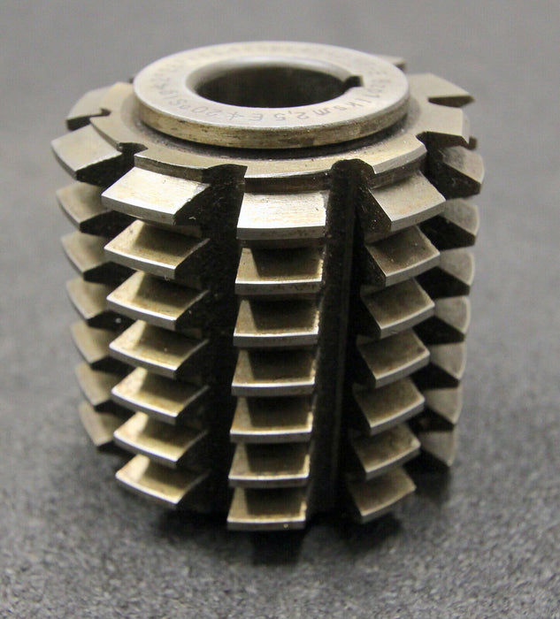 KLINGELNBERG Vollstahlwälzfräser gear hob m= 2,5mm BP I Ø65x65xØ22mm 20° EGW