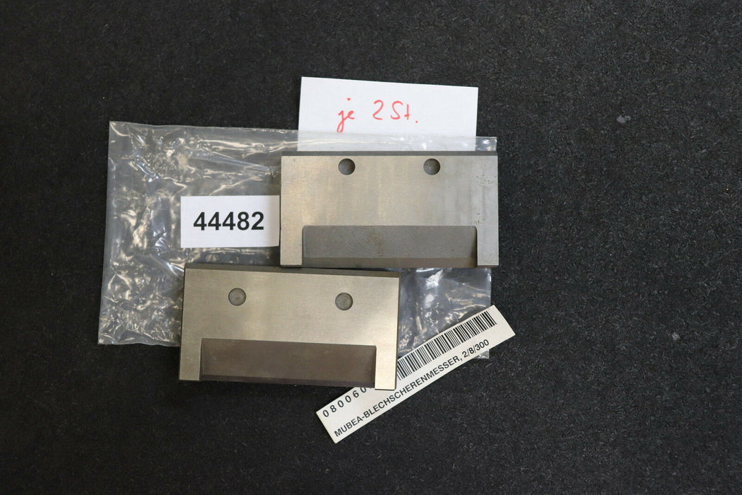 MUBEA Ersatzmesserset für MUBEA Blechschere 2/8/300 Abmaße 100x55x20mm