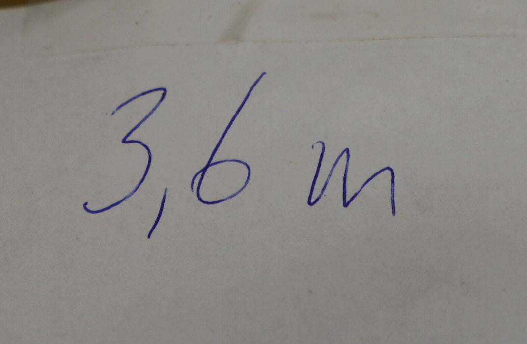 NSW 3,6m Keilriemen V-belt rot offen Breite 13mm Länge 3,6m unbenutzt