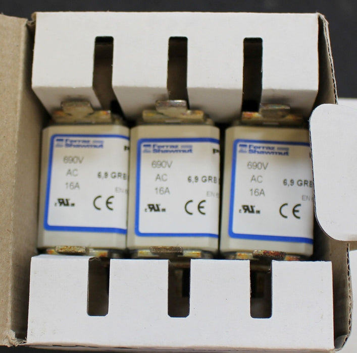 FERRAZ SHAWMUT NH-Sicherungseinsatz L330267C 00-16A-AR-500V - 15 Stück