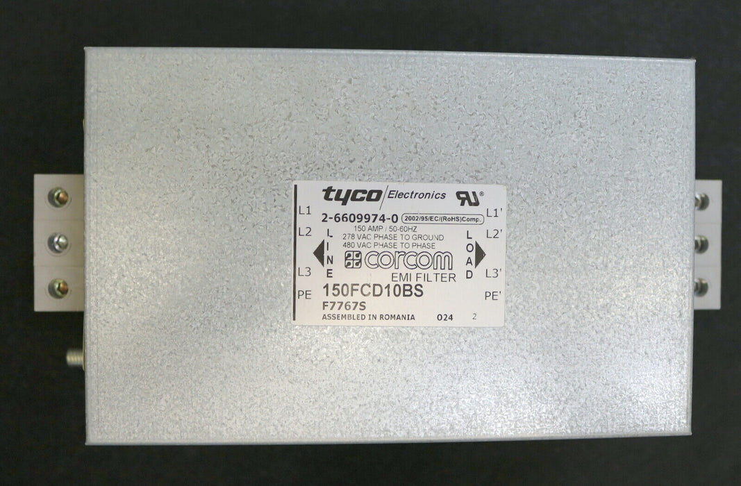 TYCO Netzfilter EMI Filter 150FCD10BS Art.Nr. 2-6609974-0 150A 50-60Hz 278VAC