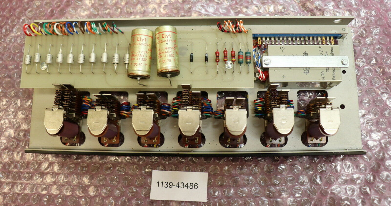 S.I.P. SCHÜTTE Einschub Karte 306 für Lehrenbohrwerk mit Platine 460474