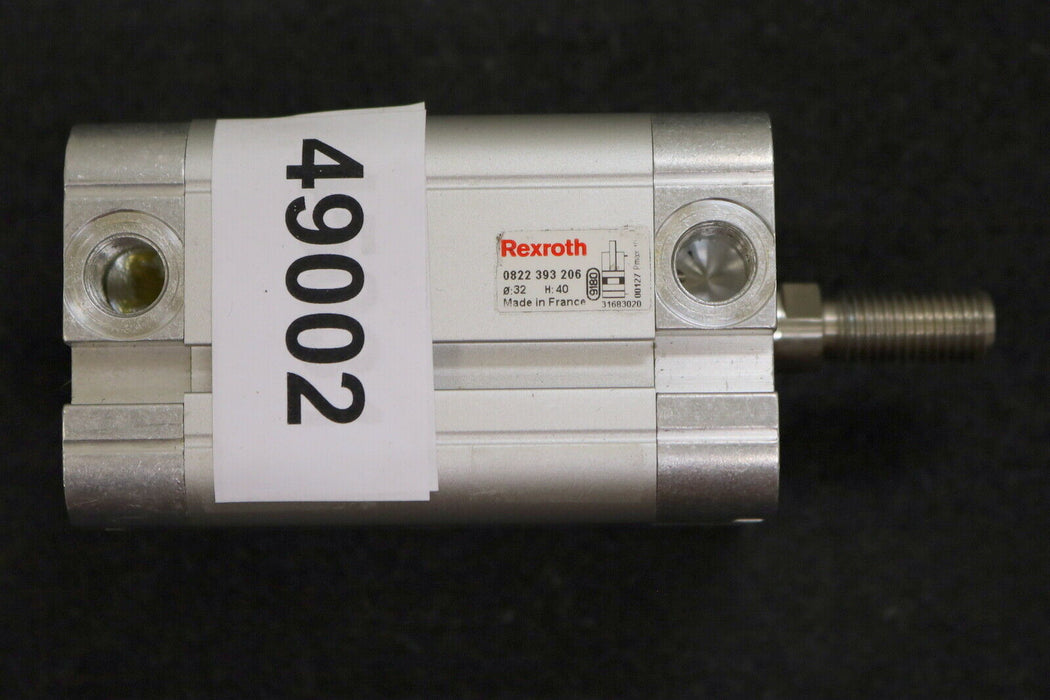 REXROTH Pneumatikzylinder Typ 0822 393 206 Kolben-Ø 32mm Hub 40mm - gebraucht