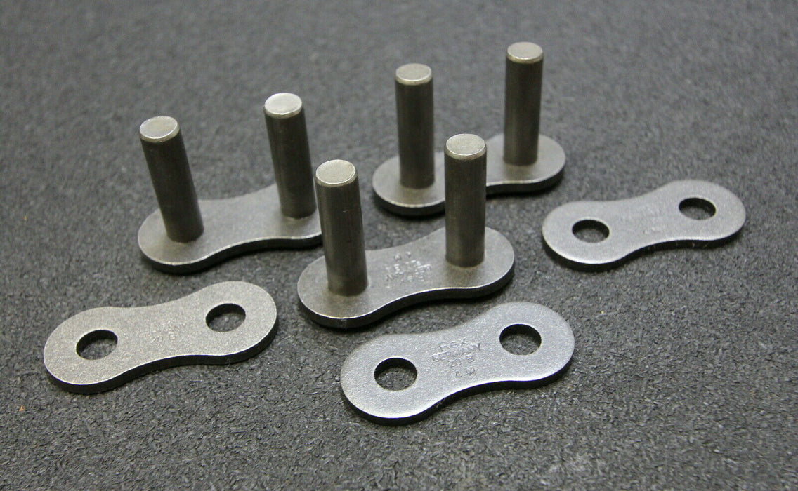 REXNORD 3x Nietglied für REXNORD Rollenkette Simplex Teilung 1 1/4"x3/4"