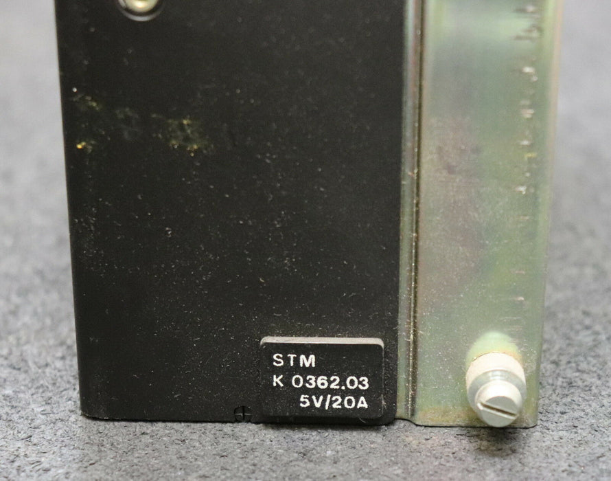 ROBOTRON Netzteil STM K 0362.03 5V / 20A gebraucht - geprüft - ok
