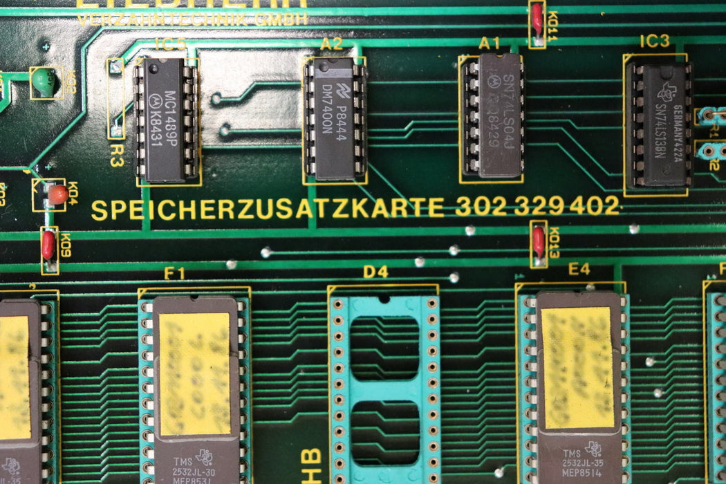 LIEBHERR BDT Speicherzusatzkarte 302329402 35FB90 Bestückung gemäß Bildern