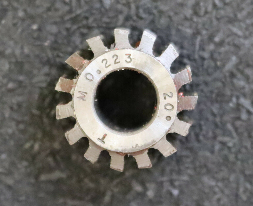 MIKRON Vollstahl-Wälzfräser m= 0,223 - Ø18x10xØ8mm 1gg. Rechts 15 Spanuten