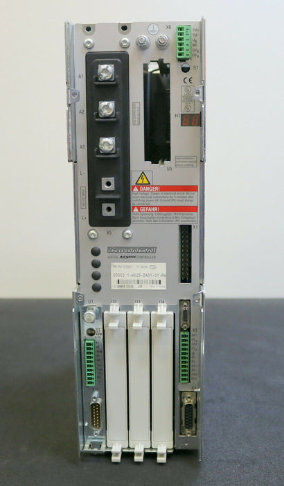 INDRAMAT Servo Controller DDS02.1-W025-DA01-01-FW + DEA1.1 - gebraucht