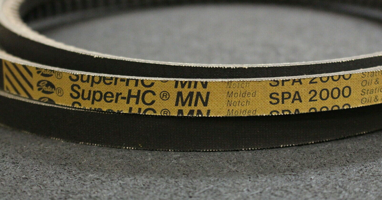 GATES Schmal-Keilriemen gezahnt Super-HC Profil SPA2000 Oil & Heat resistant
