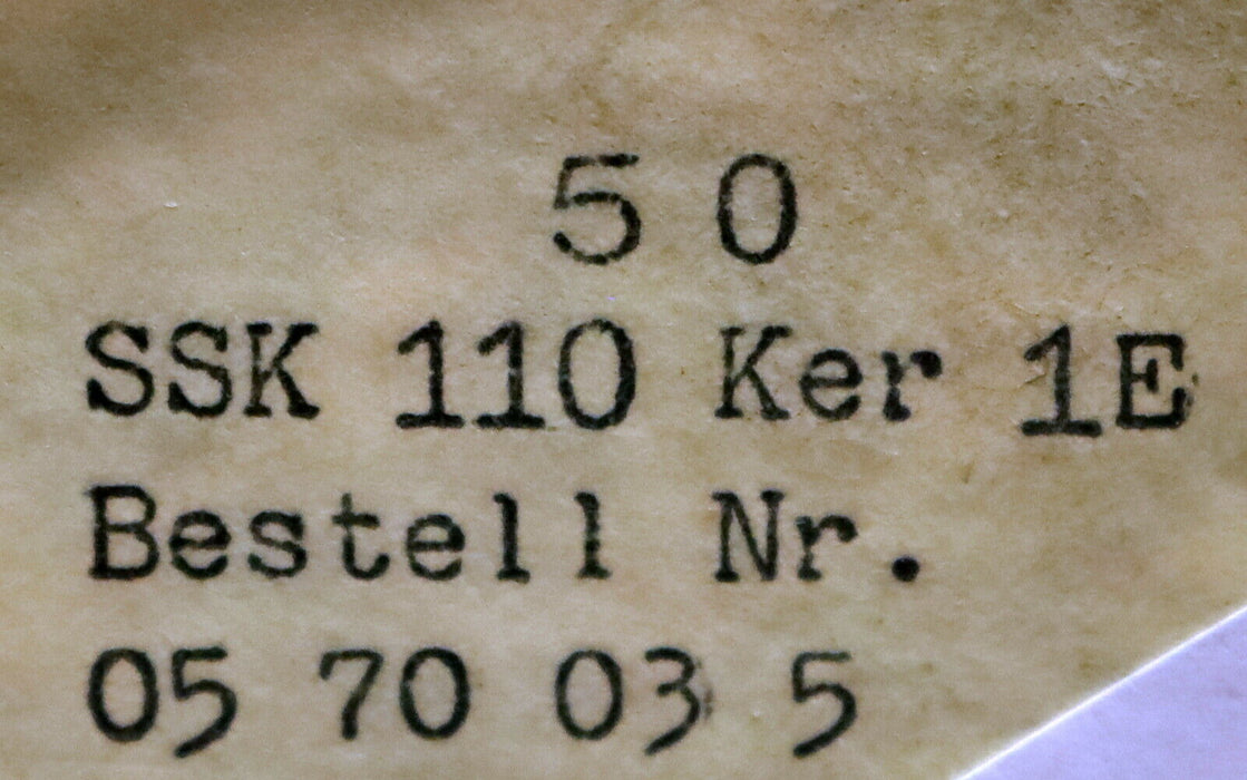 PHOENIX CONTACT 50 Stück Reihenklemmen SSK 110 KER-1E Art.Nr. 0570035