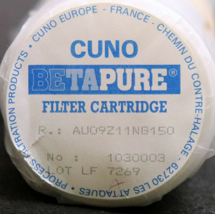 LENNTECH CUNO BetaPure Filter Patrone Z grade depth filter catridge AU09Z11NG150