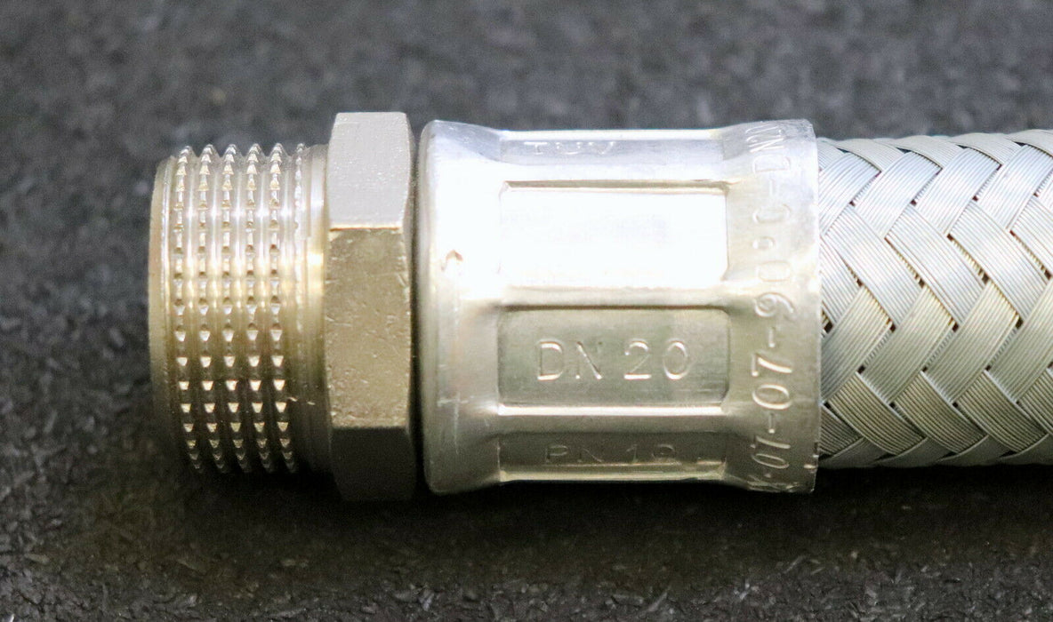 LUX 1,5m Hydraulikschlauch 3/4" mit Edelstahlumflechtung LUX-07-07-90°C - 3/4"