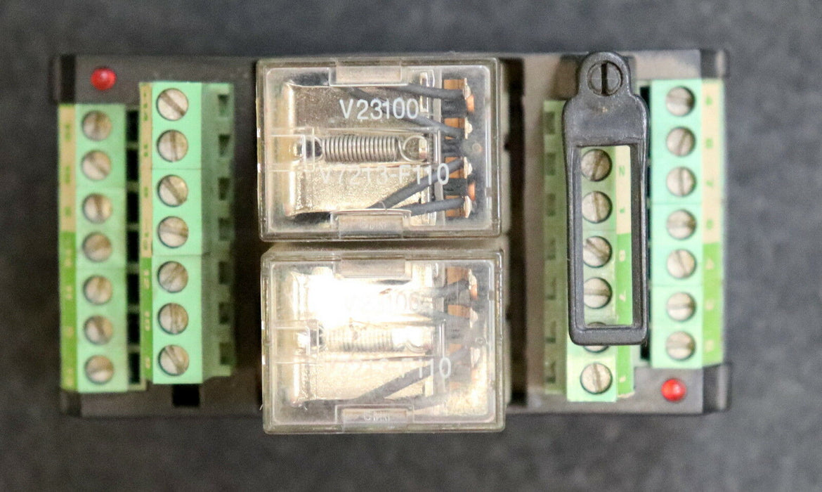 MURRELEKTRONIK Relaisplatte MKS-J 24/LED mit 2 Kammrelais SIEMENS V23100-V7213-F