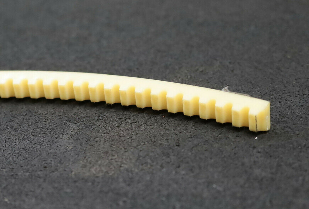 39m PU-Keilriemen 13x8mm gezahnt Teilung 8mm endloss Beige Profil PWR-P13