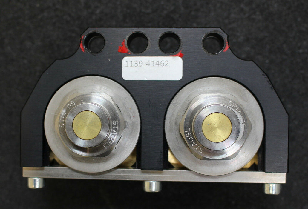 STÄUBLI SPM08 1 Set Pneumatik- und Flüssigkeitsmodul + Halterung für Roboter