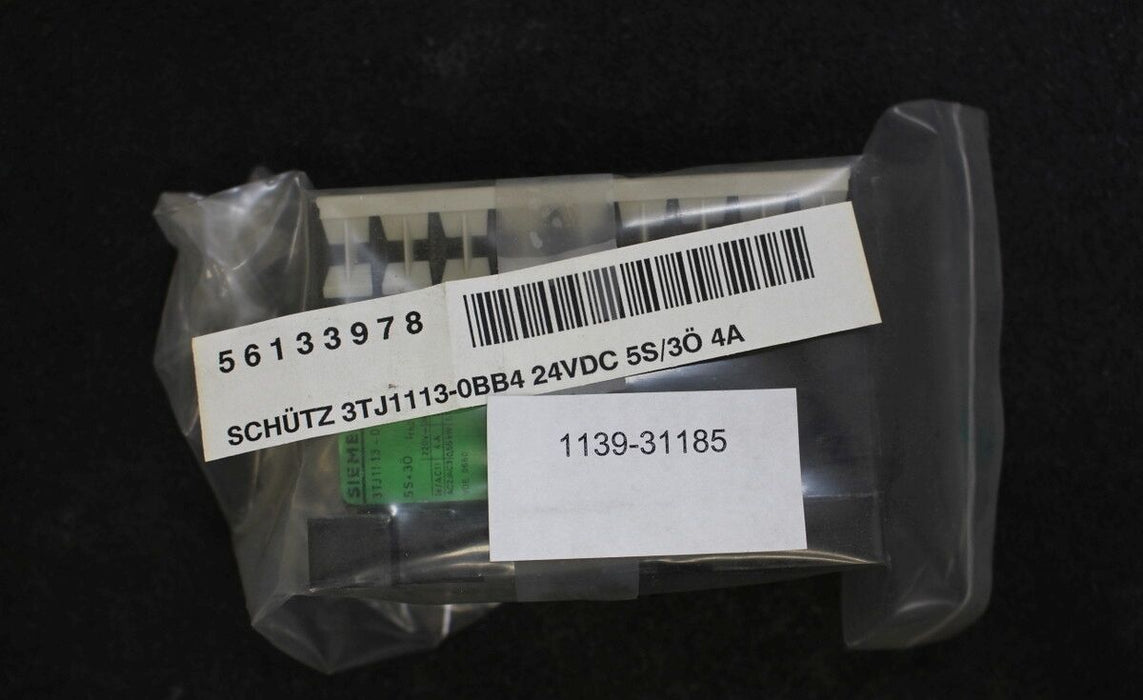 SIEMENS Schütz 3TJ1113-0BB4 - 24VDC - 5S/3Ö - 4A