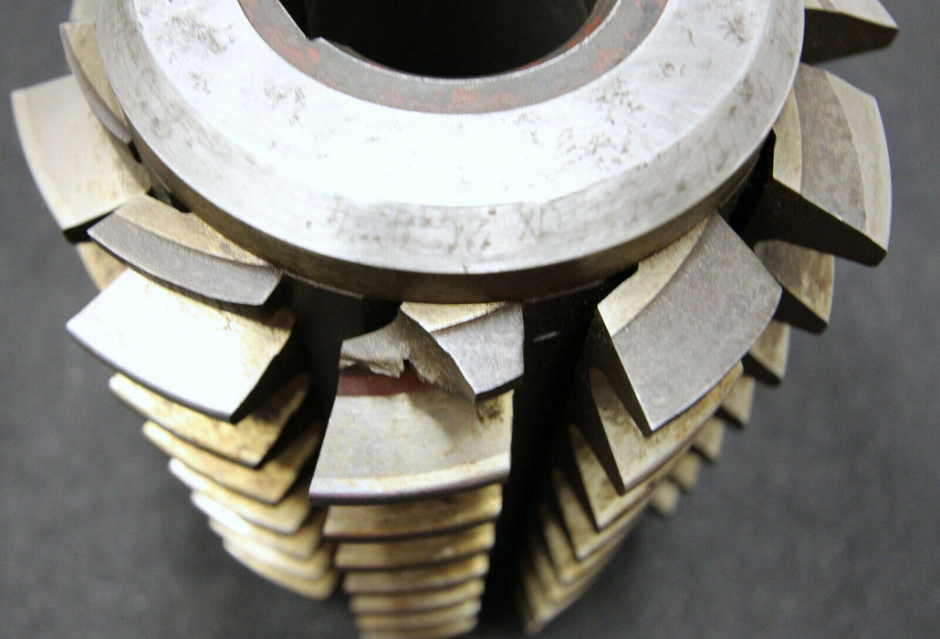 SAAZOR Stollenwälzfräser involute spline hob m= 6,5mm BP III Ø130x180xØ40mm 20°