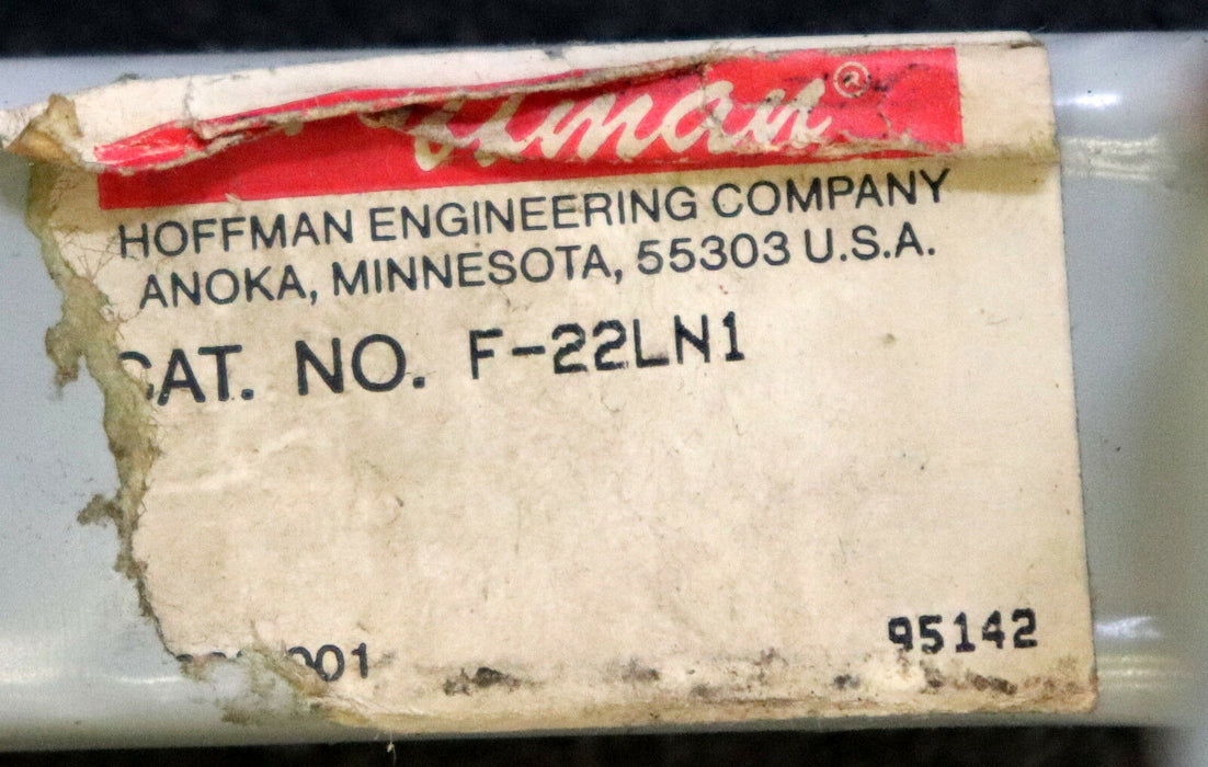 HOFFMAN Wireway, steel, Nipple Cat. No. F-22LN1 Type 12 Lay-In 2 1/2" x 2 1/2"