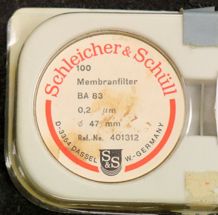 SCHLEICHER & SCHUELL 70 Stück Membranfilter BA83 0,2µm D: 47mm Ref.No. 401312